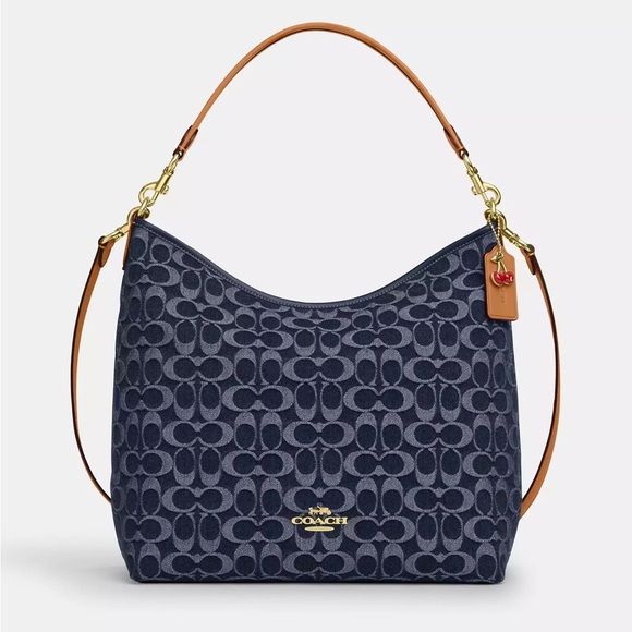 Decided to KEEP. Coach Denim Large Laurel Hobo bag. - Picture 4 of 5